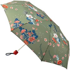 Joules by Fulton Minilite-2 Folding Umbrella - Botanical Collage Grapeleaf