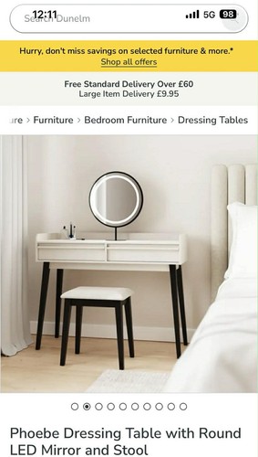 Stag minstrel dressing table - dressing,