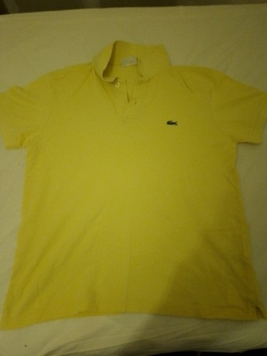Lacoste men yellow polo - lacoste, men's