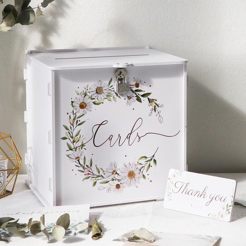 Wedding card box with lock - wedding,