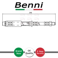 Brake Hose Front Benni Fits MG