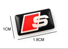 2 X  S- Line Badge Small Gel S