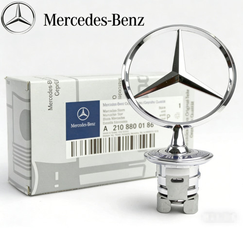 Front hood star emblem 44mm - emblem, ..44mm