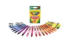 CRAYOLA Crayons Bright Strong Colours Multi 24 Count Pack of 1 Packaging may ...
