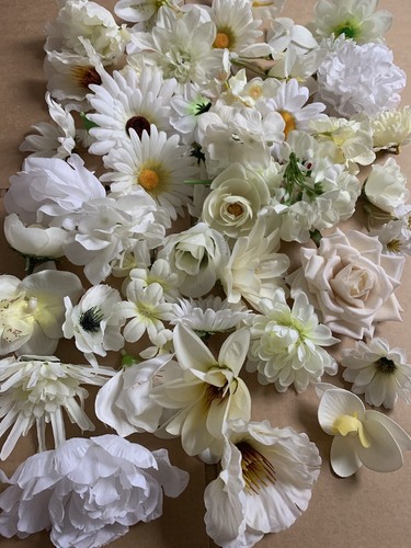 50pcs flower heads joblot - flower,