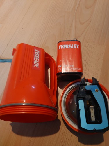 Vintage eveready torch - eveready,