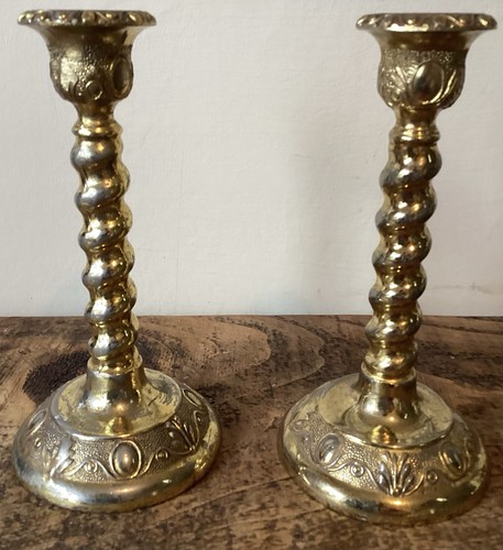 Vintage brass barley twist - vintage,