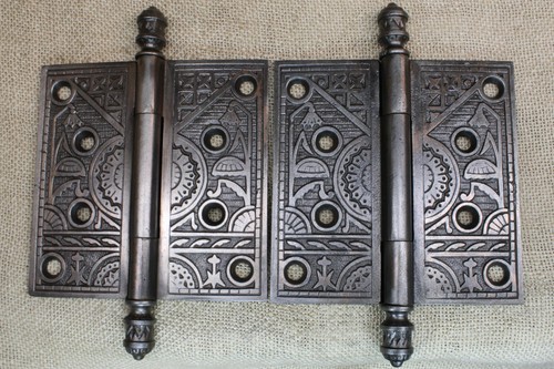 Old door hinges - hinges, fancy