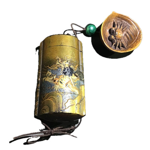 Japanese antique gold - japanese, maki-e