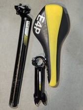 Chris Boardman E4P Road Bike Saddle Seat Post And Handle Bar Stem Riser