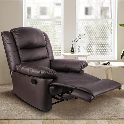 Recliner armchair leather - recliner,