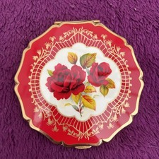 Vintage STRATTON Gold Tone Red