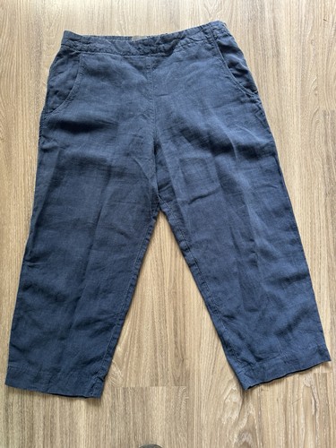Oska 100 linen wide - wide, leg