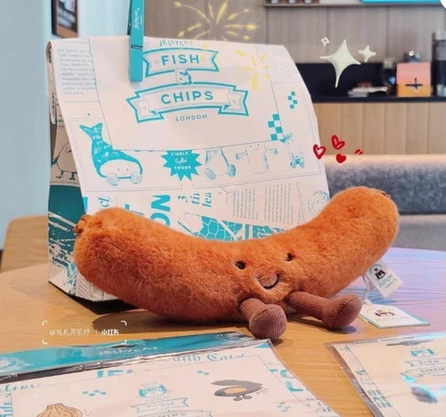 1pcs jellycat aausage hot dog - 1pcs,