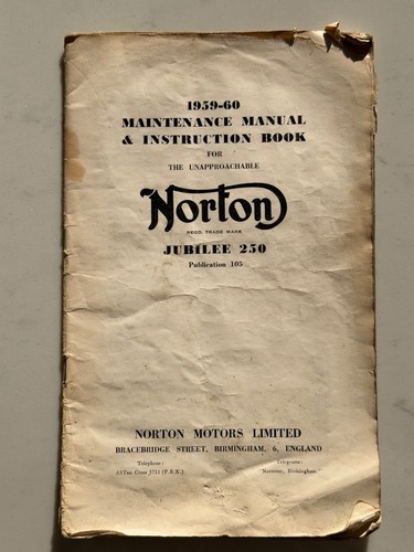 Norton jubilee 250 - 250, original