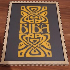 Biba Logo 3D Wall Art -