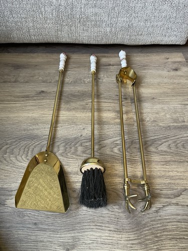 Brass fire companion set - fire,