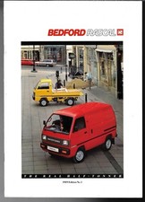 Bedford Rascal 1988-1989 UK Market Sales Brochure Van & Pick-Up