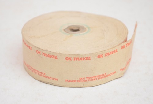 Bus coach setright ticket roll - setright,