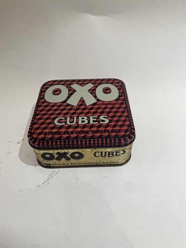 Vintage oxo cubes tin - cubes,