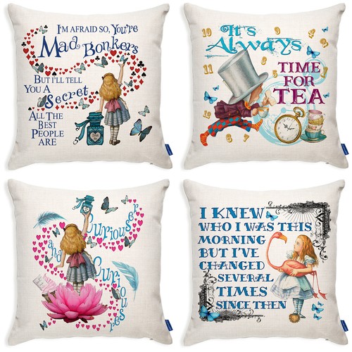 Alice cushion cover mad - alice,