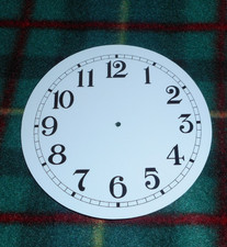 clock dial face paper card 5"