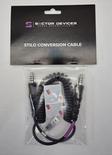 Helmet Communication Intercom Cable Adapter. Motorsport -  Stilo and Peltor