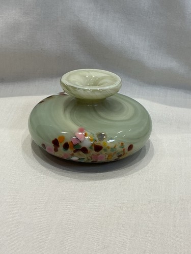Signed mdina glass malta bud - glass,