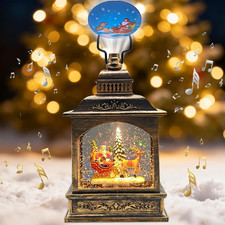 Musical Christmas Lantern Snow