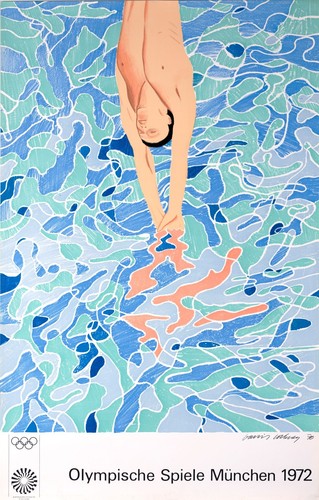 The diver 1972 - the, hockney
