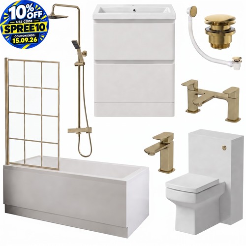 Complete bathroom suite 1700mm - bathroom,