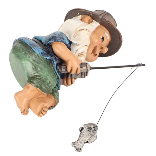 Fishing gnome sitter - sitter, uv