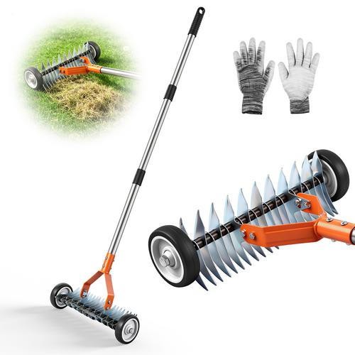 Garden rolling lawn - rolling, scarifier