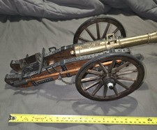 Vintage Brass Cannon