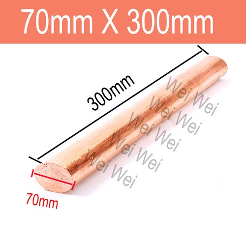 Pure copper round - pure, rod