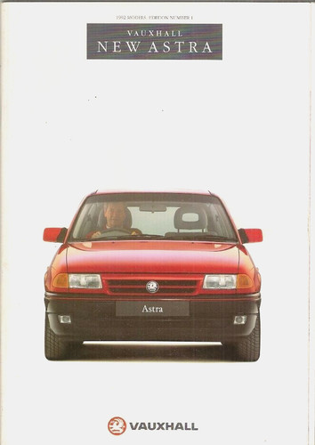 Vauxhall astra mk3 1991 - 1991-92, uk
