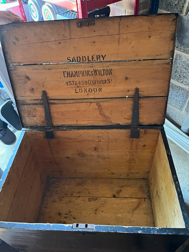 Champion wooden trunk chest - champion,