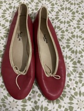 Womens French Sole Red Leather