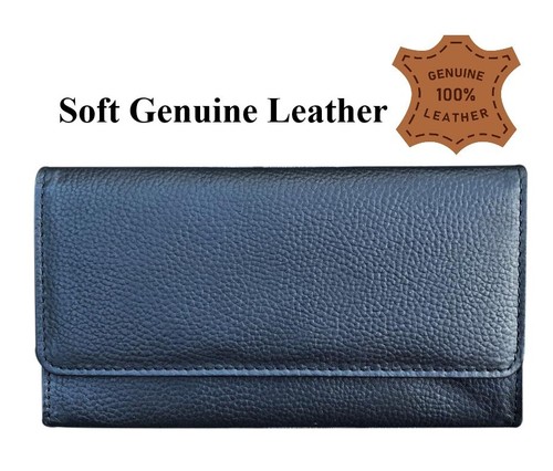 Soft black leather cigarette - black,