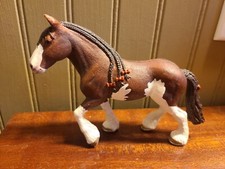 Schleich Clydesdale Mare Draft Model Horse 