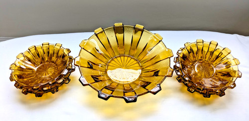 Vintage art deco - glass, bowl