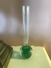 Vintage Bubble Glass Bud Stem