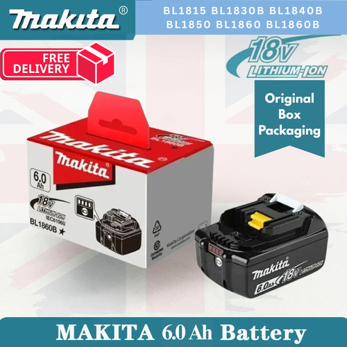 Makita genuine bl1860 18v - genuine,