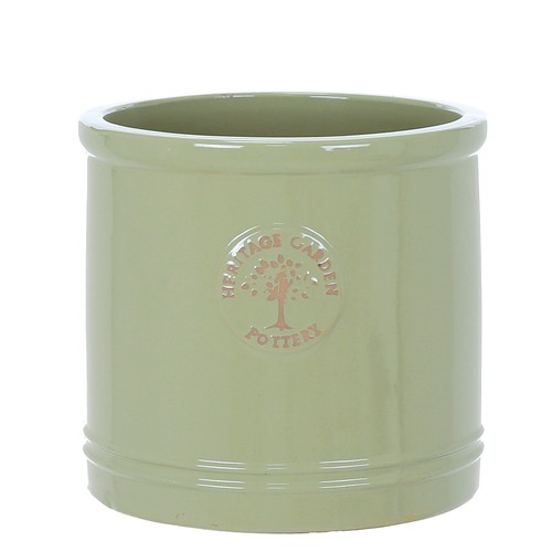 Green heritage cylinder garden - green,