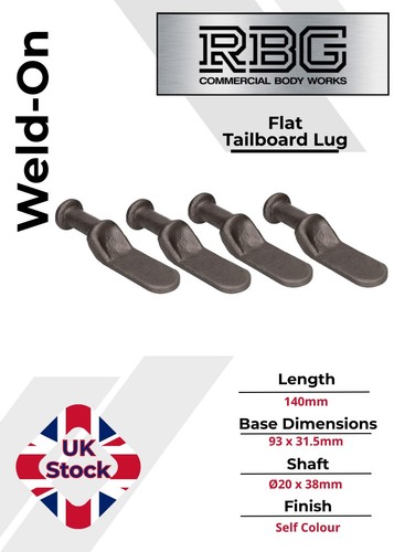 Tailboard lugs forged steel - 4x,