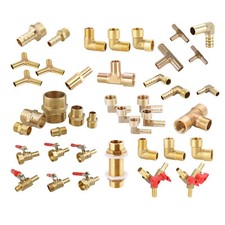 BRASS PIPE FITTING BARBED