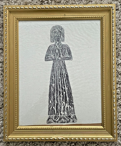 Extremely old brass monument - old,