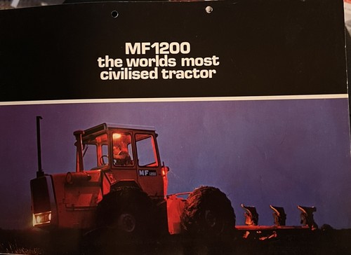 Massey ferguson 1200 tractor - massey,
