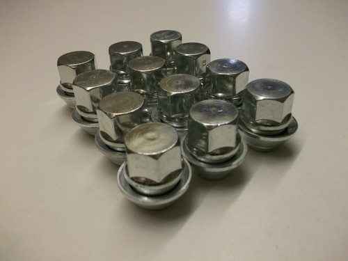 Solid wheel nuts fit - x, 12