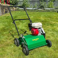 Crytec Meadow Master Garden Heavy Duty Lawn Scarifier Petrol Honda GX160 Engine